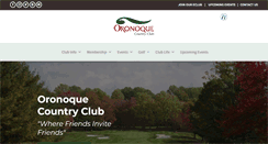 Desktop Screenshot of oronoquecc.com